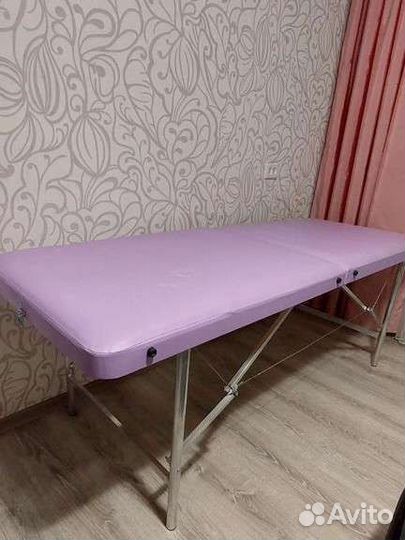 Кушетка для наращивания ресниц + 4 подушки и чехол