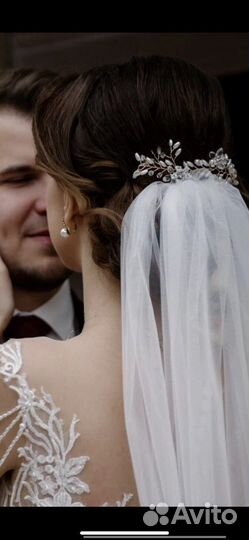 Свадебная веточка для волос