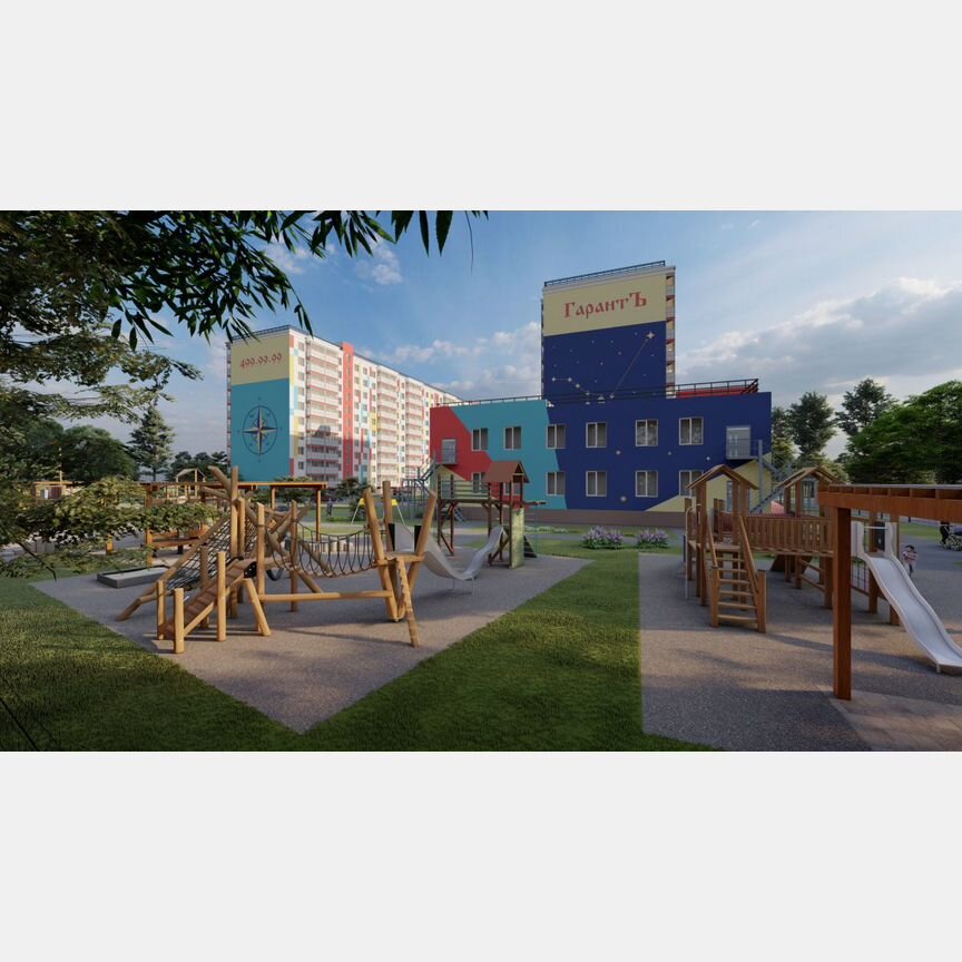 2-к. квартира, 69 м², 1/10 эт.