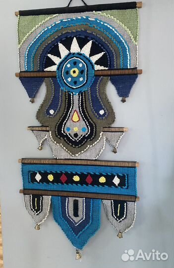 Новое настенное тканое панно. Индия, хлопок