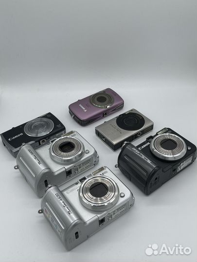 Компактные фотоаппараты Canon, Nikon