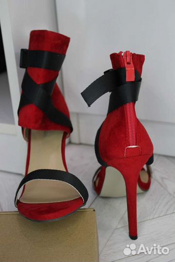 Туфли босоножки женские бархатные