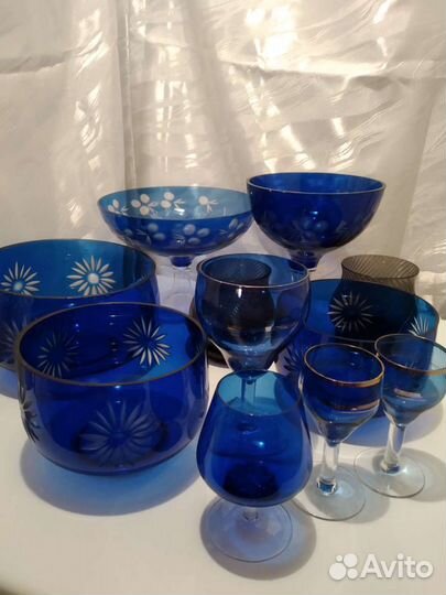 Посуда кобальт винтаж