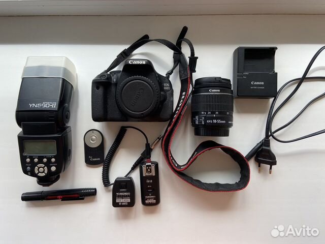 Canon EOS 600d kit + фотокомплект