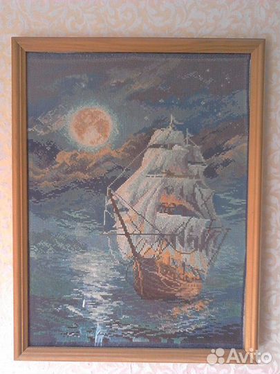 Картины-вышивка мелким крестом