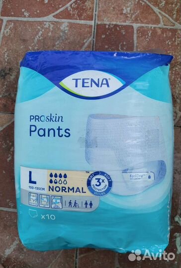 Подгузники-трусы для взрослых Tena Proskin Pants L