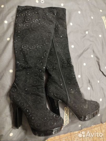 Сапоги на платформе 36/37