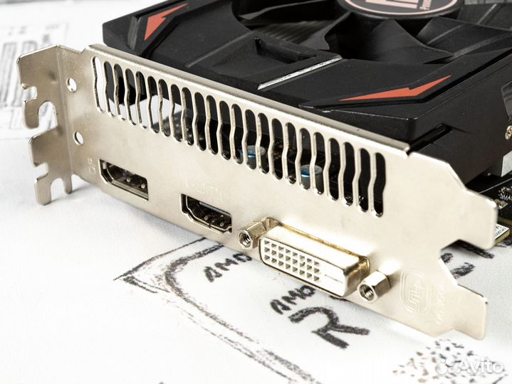 Видеокарта PowerColor AMD Radeon RX 550 4Gb