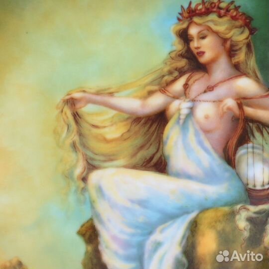 Тарелка Четыре древних элемента: Вода 1984 Фарфор