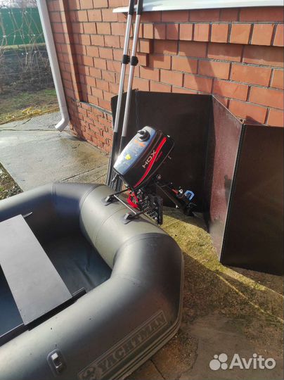 Надувная лодка пвх бу с мотором