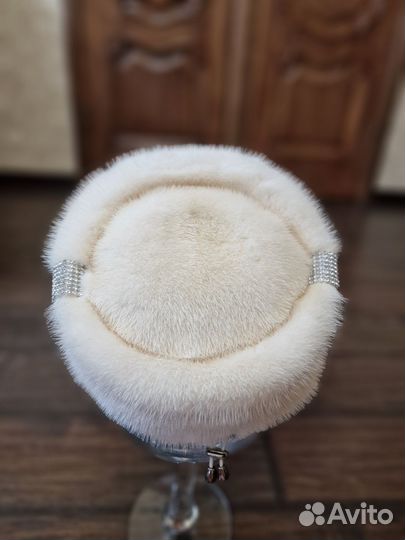 Шапка меховая кубанка из норки женская