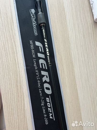 Спиннинг mottomo fiero mfrs-802M (2.44m; 7-28г)