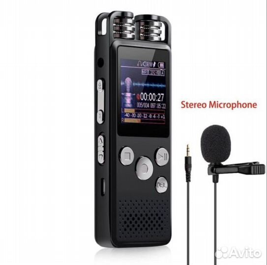 Профессиональный Savetek цифровой диктофон 32 GB