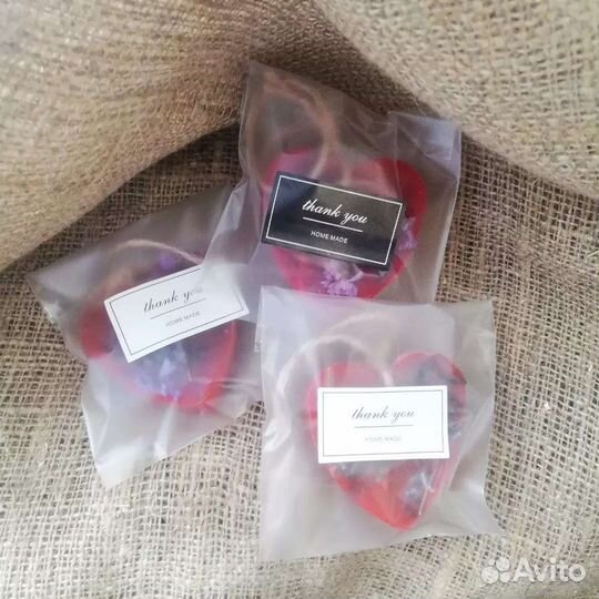 Сердечки-саше из воска