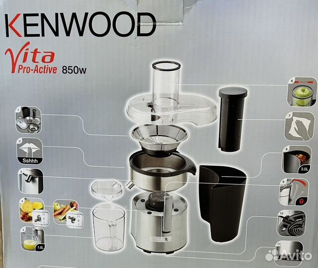 Соковыжималка Kenwood Vita Pro-Active 850W