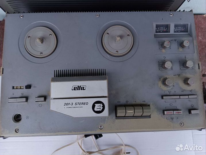 Катушечный магнитофон-приставка 