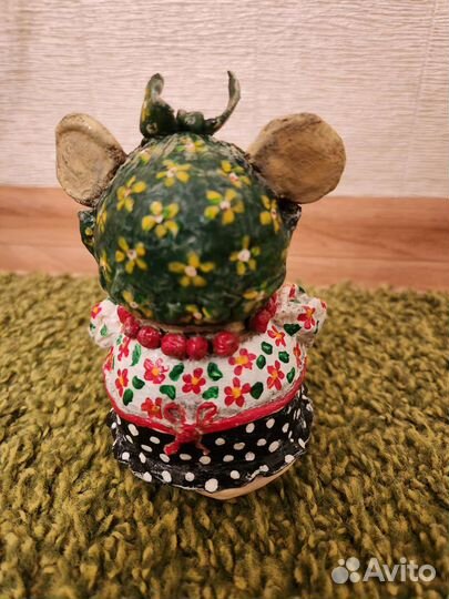 Детская поделка ручная работа мышь