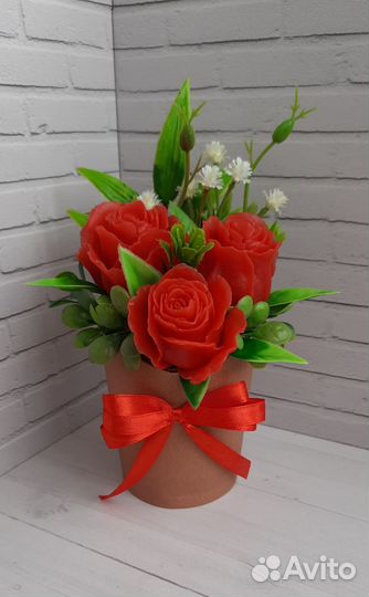 Букеты мыльные ко дню матери