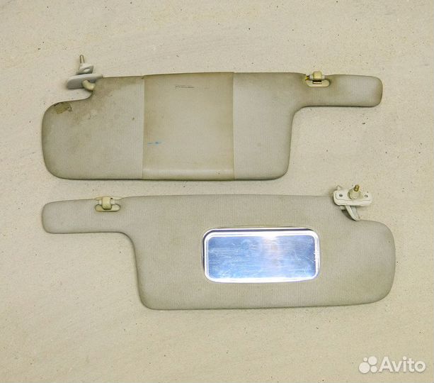 Козырек солнцезащитный Audi 80 B3 (недочеты)