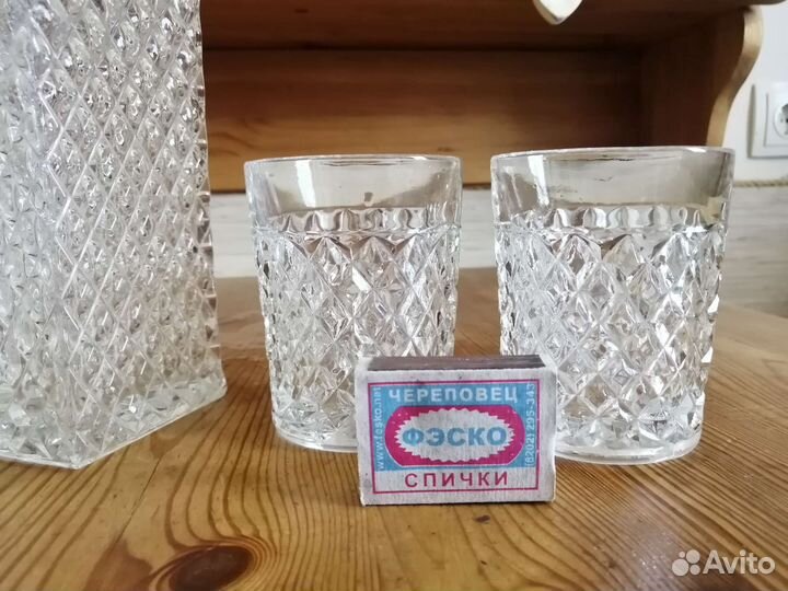 Штоф и стаканы для виски