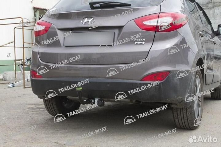 Фаркоп Hyundai ix35 09-15 EL рама и крюк-шар, 50мм 12890
