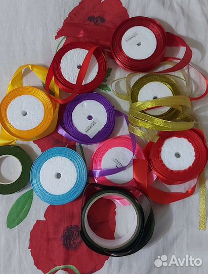 Ленты атласные все