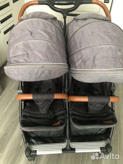 Коляска для двойни прогулочная