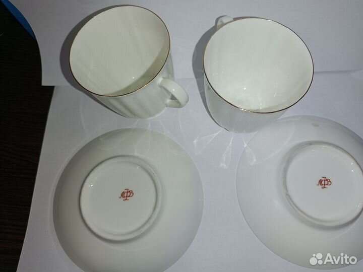Кофейные чашки лфз костяной фарфор