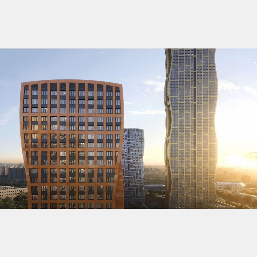 3-к. квартира, 55,8 м², 67/68 эт.