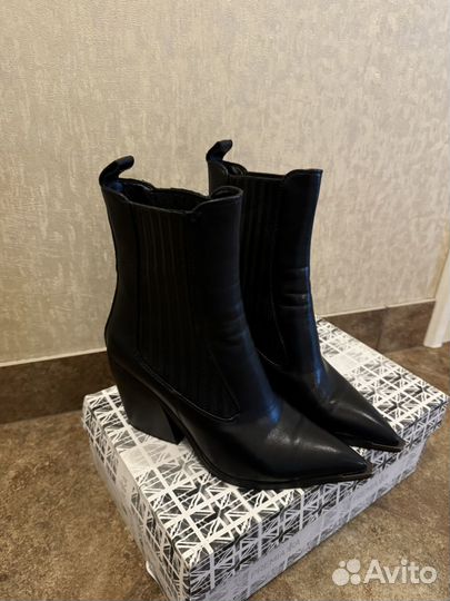 Казаки кожаные полусапоги