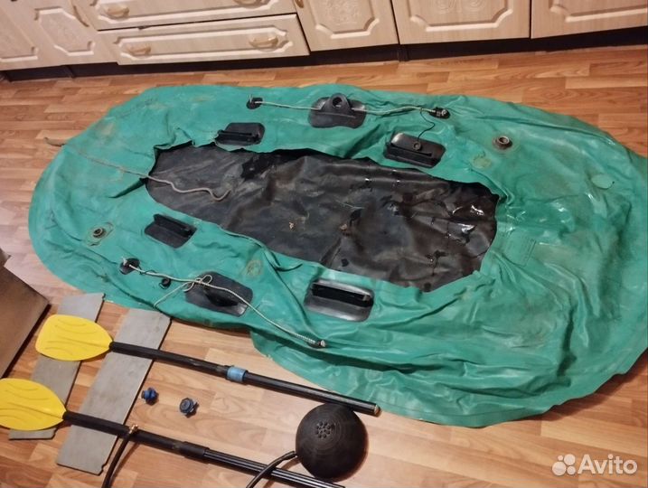 Лодка надувная двухместная