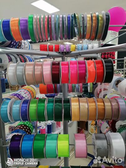 Ленты репсовые, атласные