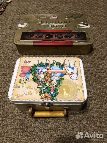 Банка жестяная коробка СССР