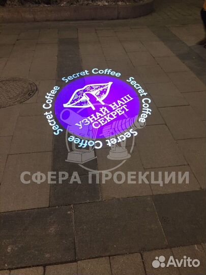 Яркие гобо проекторы для внутренней и внешней рекл