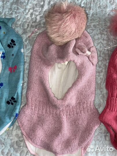 Шапки шлем зима 52-54