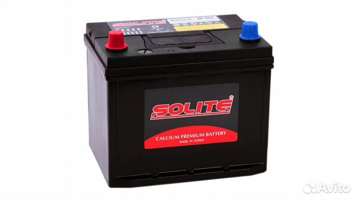 Аккумулятор solite Silver 59 ач 520А пп тонкие кле