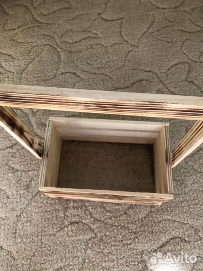 Корзина в виде ящичка для цветов