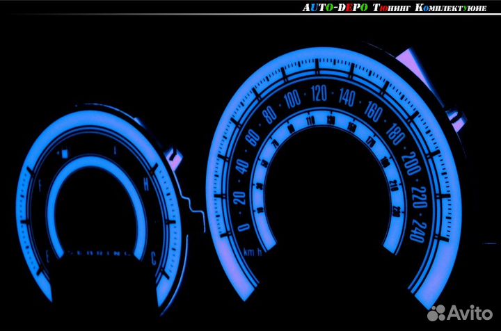 Chrysler PT Cruiser (06-10) тюнинг шкалы приборов