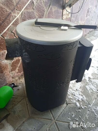 Печь длительного горения бу