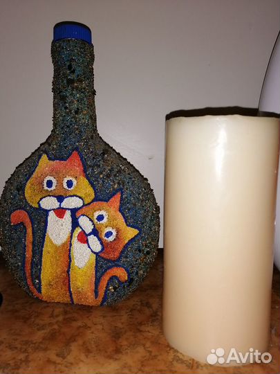 Подсвечники, вазы, подставка, камни для декора