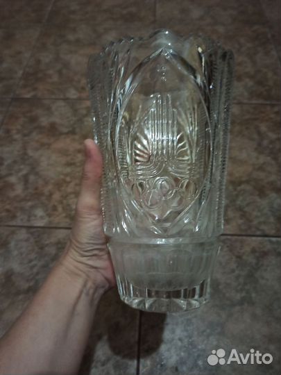 Ваза хрустальная СССР олимпиада 80