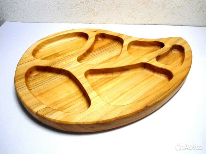 Менажница деревянная, резная