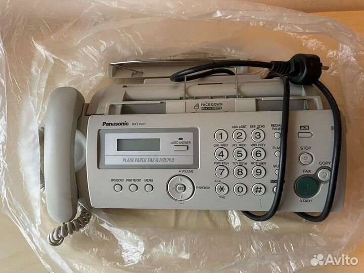 Телефон факс panasonic