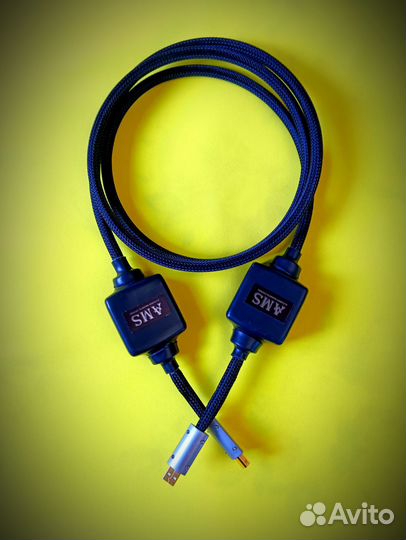 Аудиофильский USB audio 2.0 HI-END/HI-FI кабель