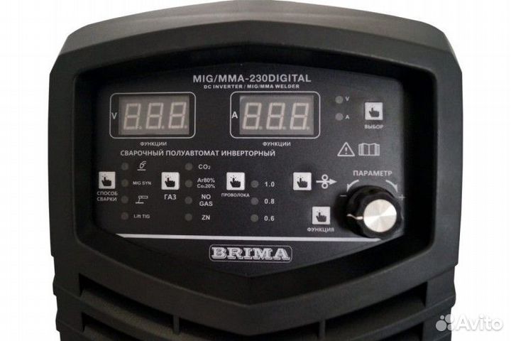 Сварочный полуавтомат Brima MIG/MMA-230 digital бп