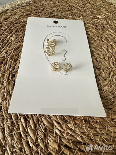 Серьги каффы