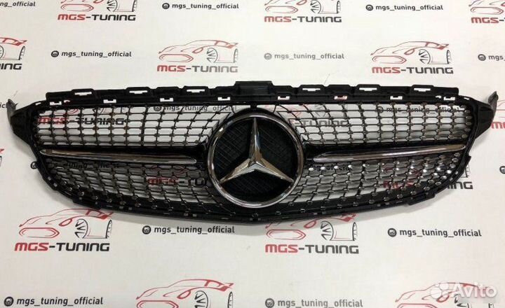 Решётка радиатора Mercedes C-Class Diamond W205