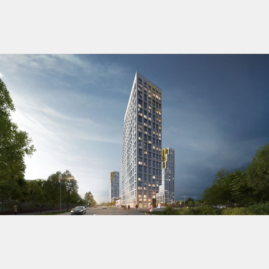 Квартира-студия, 26,2 м², 3/29 эт.