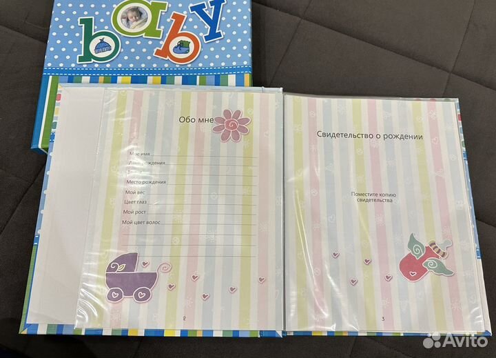 Фотоальбом для новорожденного, новый