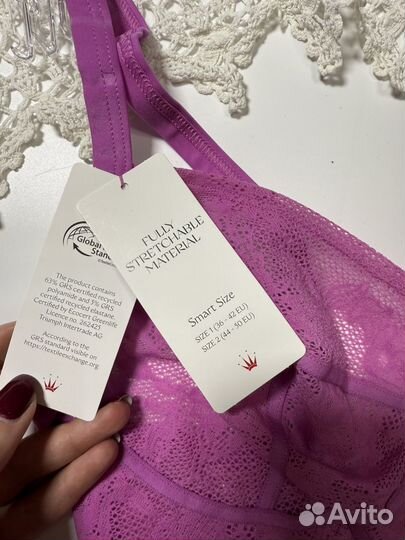 Бюстгальтер бюстье кружевной 50 56 Triumph